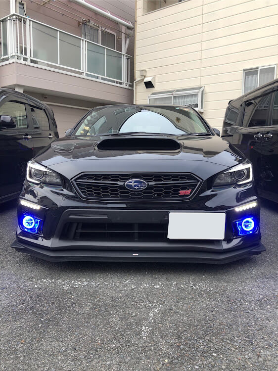 スバルレヴォーグVM系 後期LEDフォグランプ/カバー 新車外し 左右セット-