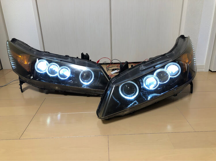 【LED・ステー付き】ヘッドライトユニット！ZX14R